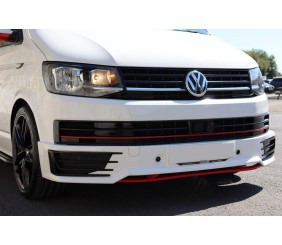 Накладка на передній бампер Sportline 2015-2018 (під фарбування) для Volkswagen T6 рр