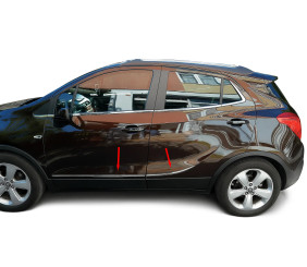 Молдинг дверей Tit-designs (нерж) для Opel Mokka 2012-2021 рр