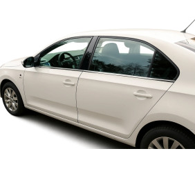 Зовнішня окантовка вікон (нерж) для Seat Toledo 2012-2019 рр