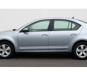 Молдинг дверей (SD/SW, нерж) для Skoda Octavia III A7 2013-2019 рр