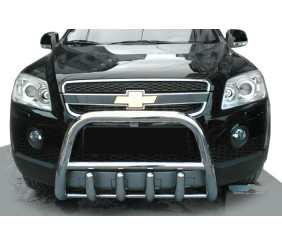 Передня дуга QT006 (нерж.) для Chevrolet Captiva 2006-2019 рр