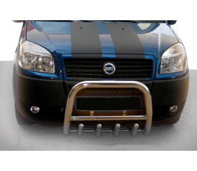 Передня дуга QT006 (нерж.) для Fiat Doblo I 2005-2010 рр