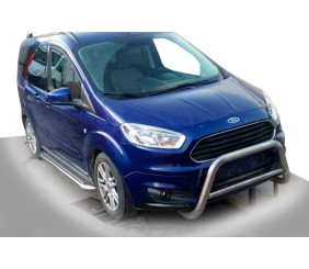 Передній захист WT005 (нерж) для Ford Courier 2014-2023 рр
