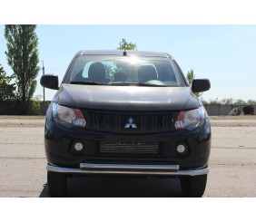 Передній захист ST014 (нерж) для Mitsubishi L200 2015-2024 рр