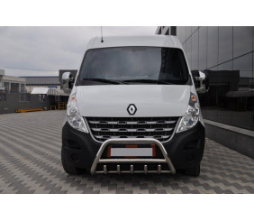 Кенгурятник WT003 (нерж.) без напису для Renault Master 2011-2023 рр