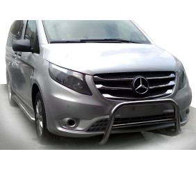 Кенгурятник WT005 (нерж.) для Mercedes Vito/V-class W447 2014- рр