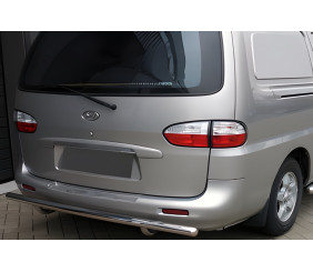Задній захист AK002 (2 шт., нерж.) для Hyundai H200, H1, Starex 1998-2007 рр