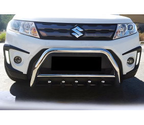 Кенгурятник WT003 (нерж) для Suzuki Vitara 2015- рр