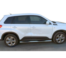 Бічні труби (2 шт., нерж) для Suzuki Vitara 2015- рр