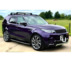 Поперечены на рейлінги (Чорні, 2 шт) для Land Rover Discovery V 2017- рр