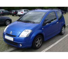 Зовнішня окантовка стекол (2 шт, нерж.) для Citroen C-2 2003-2009 рр