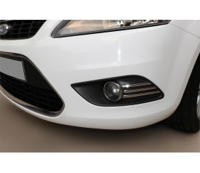 Хром накладки на противотуманки (6 част., нерж.) для Ford Focus II 2008-2011 рр