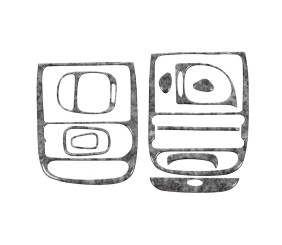 Накладки на панель Титан для Hyundai H200, H1, Starex 1998-2007 рр