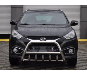 Передня дуга WT003 (нерж.) для Hyundai IX-35 2010-2015 рр