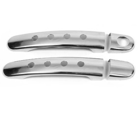 Накладки на ручки Декор (2 шт., нерж.) для Ауди ТТ 1998-2006 рр