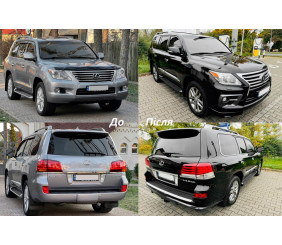 Комплект рестайлінгу авто 2008-2012 на 2012-2016 F-Sport для Lexus LX570/450d 2008-2022 рр