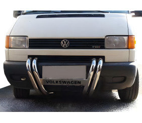 Кенгурятник ST006 (нерж) для Volkswagen T4 Caravelle/Multivan 1990-2003 рр