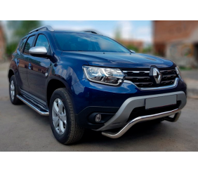 Кенгурятник WT007 (нерж.) для Dacia Duster 2018-2024 рр