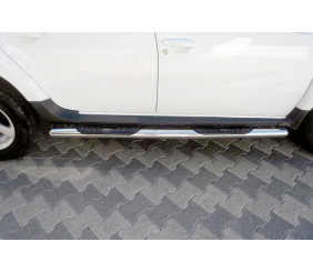 Бічні труби BB002 (2 шт., Нерж.) для Renault Duster 2018-2024 рр