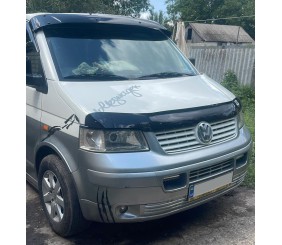 Козирок на лобове скло (на кронштейнах) для Volkswagen T5 Caravelle 2004-2010 рр