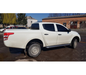 Бокові пороги Premium (2 шт., нерж.) Ø60 для Fiat Fullback 2016- рр