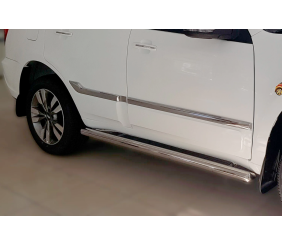 Бічні труби (2 шт., нерж) для Chery Tiggo 3 2005- рр