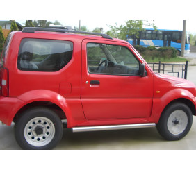 Бічні труби (2 шт., нерж) для Suzuki Jimny 1998-2018 рр