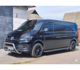 Кенгурятник WT003-4 (нерж) 60 мм, без напису для Volkswagen T6 2015-2024 рр