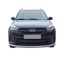 Передній захист ST008 (нерж) для Chery Tiggo 3 2005- рр
