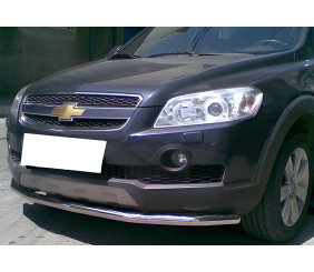 Передній захист ST008 (нерж) для Chevrolet Captiva 2006-2019 рр