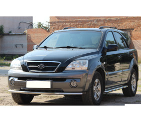 Передній захист ST008 (нерж) для Kia Sorento I BL 2002-2009 рр