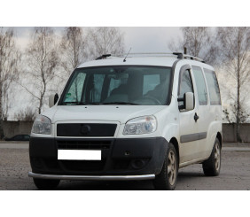 Передній захист ST008 (нерж) для Fiat Doblo I 2001-2005 рр