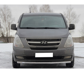 Передній захист ST008 (нерж) для Hyundai H300, H1, Starex 2008-2020 рр