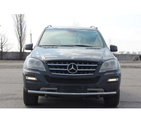 Передній захист ST008 (нерж) для Mercedes ML W164 2005-2011 рр