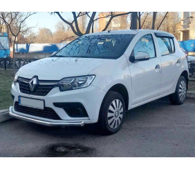 Передній захист ST008 (нерж) для Renault Sandero 2013-2022 рр