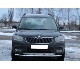 Передній захист ST008 (нерж) для Skoda Yeti 2009-2017 рр