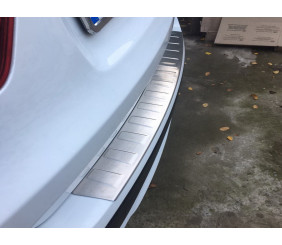 Накладка зі сталі на задній бампер OmsaLine (матова, нерж.) для BMW X3 F25 2011-2018 рр