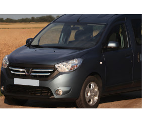 Накладки на решітку (4 смужки, нерж.) для Dacia Dokker 2013-2022 рр