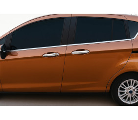 Накладки на ручки (4 шт., нерж.) Carmos - Турецька сталь для Ford B-Max 2012-2017 рр
