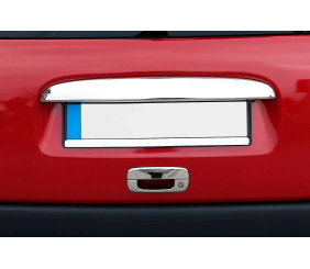 Накладка над номером (1996-2002 Однодверний, нерж.) для Citroen Berlingo рр