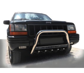 Кенгурятник WT004 (нерж) для Jeep Grand Cherokee WJ 1999-2004 рр