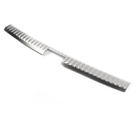 Накладка на задній поріг OmsaLine (нерж) Глянсова для Volkswagen Tiguan 2007-2016 рр