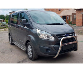 Кенгурятник WT006 (нерж) для Ford Custom 2013-2022 рр