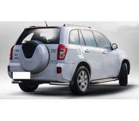 Задні куточки AK003 (2 шт., нерж) для Chery Tiggo 3 2005- рр