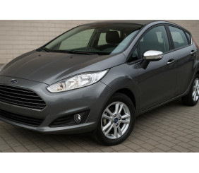 Накладки на дзеркала (2 шт) Carmos - Турецька сталь для Ford Fiesta 2008-2017 рр