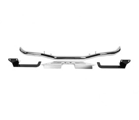 Задній захист Libao (2 шт, нерж) для Toyota Land Cruiser 90 Prado 1996-2002 рр