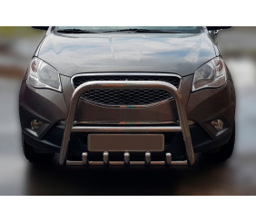 Кенгурятник F1-40 (нерж.) для SsangYong Korando 2010-2019 рр