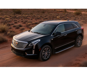 Бокові пороги Fullmond (2 шт., алюміній) для Cadillac XT5 2016- рр