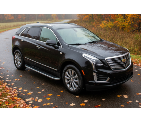Бокові пороги Tayga Grey (2 шт., алюміній) для Cadillac XT5 2016- рр
