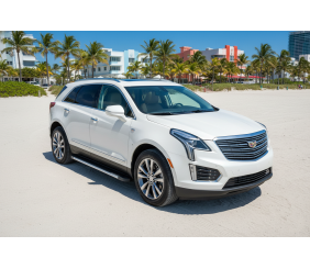 Бокові пороги Maya V1 (2 шт., алюміній) для Cadillac XT5 2016- рр
